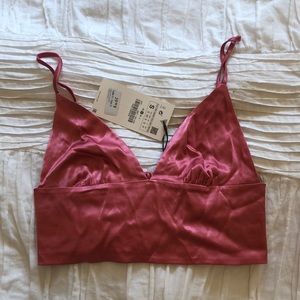 Zara crop tank/bralette